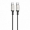 Καλώδιο σύνδεσης Hoco X66 Howdy PD 60W USB-C σε USB-C 3.0A Γκρι 1m
