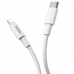 Καλώδιο σύνδεσης Κορδόνι Hoco X56 New Original USB-C σε Lightning 3.0A PD 20W Λευκό 1m