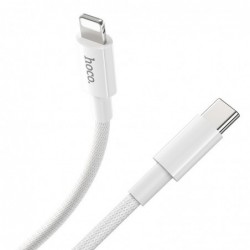 Καλώδιο σύνδεσης Κορδόνι Hoco X56 New Original USB-C σε Lightning 3.0A PD 20W Λευκό 1m