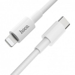 Καλώδιο σύνδεσης Κορδόνι Hoco X56 New Original USB-C σε Lightning 3.0A PD 20W Λευκό 1m
