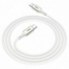 Καλώδιο σύνδεσης Hoco X66 Howdy PD 60W USB-C σε USB-C 3.0A 1m Λευκό