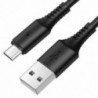Καλώδιο σύνδεσης Borofone BX47 Coolway USB σε Micro-USB 2.4A 1μ Μαύρο