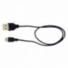 Καλώδιο σύνδεσης Ancus USB σε Micro USB 60 cm Μαύρο