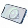 Ασύρματος Φορτιστής Hoco CW35 Core Magnetic Magsafe 7.5W με καλώδιο USB-C 1m Ασημί