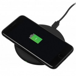Wireless Fast Charge Pad Media-Tech MT6272 5V 1A 10W Μαύρο για Συμβατές Συσκευές με Qi