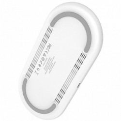 Επιτραπέζια Βάση Ασύρματης Φόρτισης Hoco CW23 Dual Power Fast Charger Με Δυνατότητα Φόρτισης Δυο Συσκευών Λευκό