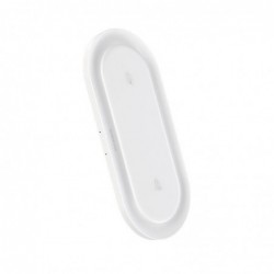 Wireless Charger Borofone BQ7 Prominent Διπλή Φόρτιση Συνολικής Ισχύς 18W για Qi Συσκευές Λευκό