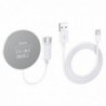 Επιτραπέζια Βάση Ασύρματης Φόρτισης Hoco CW31 Starfall Magnetic 7.5W 12V/1.5A Ασημί