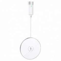 Επιτραπέζια Βάση Ασύρματης Φόρτισης Hoco CW31 Starfall Magnetic 7.5W 12V/1.5A Ασημί