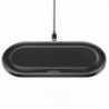 Wireless Charger Borofone BQ7 Prominent Διπλή Φόρτιση Συνολικής Ισχύς 18W για Qi Συσκευές Μαύρο