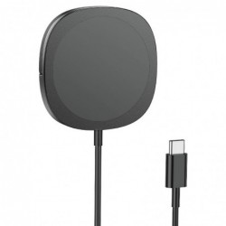 Ασύρματος Φορτιστής Hoco CW35 Core Magnetic Magsafe 7.5W με καλώδιο USB-C 1m Μαύρο