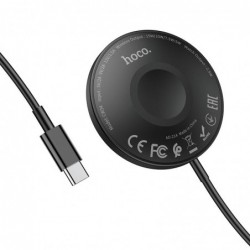 Επιτραπέζια Βάση Ασύρματης Φόρτισης Hoco CW34 Soarer Magnetic 15W 12V/1.5A Μαύρο2 σε 1 για Apple Watch και Magsafe