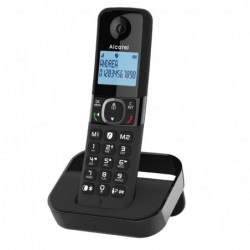 Ασύρματο Ψηφιακό Τηλέφωνο Alcatel F860  με Ανοιχτή Ακρόαση και Δυνατότητα Αποκλεισμού Κλήσεων  Μαύρο