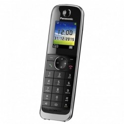 Ασύρματο Ψηφιακό Τηλέφωνο Panasonic KX-TGJ310GRB Μαύρο με Έγχρωμη Οθόνη με Υποδοχή Hands Free