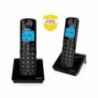 Ασύρματο Ψηφιακό Τηλέφωνο Alcatel S250 Duo Μαύρο με Δυνατότητα Αποκλεισμού Κλήσεων Μαύρο