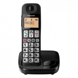 Ασύρματο Ψηφιακό Τηλέφωνο Panasonic KX-TGE310GRB Μαύρο με Ανοικτή Συνομιλία και Λειτουργία Eco
