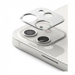 Tempered Glass Full Face Ringke Styling για Τζαμάκι Κάμερας Apple iPhone 12 Ασημί (1 τεμ)