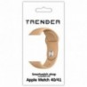 Ανταλλακτικό Λουράκι Trender TR-ASL41BW Σιλικόνης για Apple Watch 40/41mm Καφέ