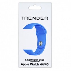 Ανταλλακτικό Λουράκι Trender TR-ASL45BL Σιλικόνης για Apple Watch 44/45mm Μπλέ