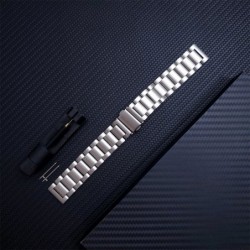 Ανταλλακτικό Λουράκι Ancus Wear Μπρασελέ 22mm Stainless Steel Ασημί