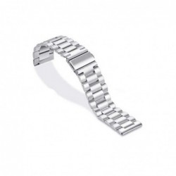 Ανταλλακτικό Λουράκι Ancus Wear Μπρασελέ 20mm Stainless Steel Ασημί