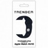 Ανταλλακτικό Λουράκι Trender TR-ASL45BK Σιλικόνης για Apple Watch 44/45mm Μαύρο