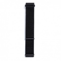 Ανταλλακτικό Λουράκι Ancus Wear Υφασμάτινο 20mm Μαύρο