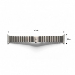 Ringke Metal One Titanium Band για Apple Watch 45mm / 44mm / 42mm Silver