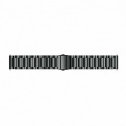 Ανταλλακτικό Λουράκι Ancus Wear  Μπρασελέ 18mm Stainless Steel Μαύρο