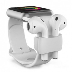 Βάση Στήριξης AhaStyle PT75 Apple Airpods για Watch Straps Γαλάζιο (2 τεμ)