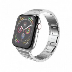 Watchband Hoco WB07 Precious 42/44mm από ανοξείδωτο ατσάλι για Apple Watch series 4/3/2/1 Ασημί