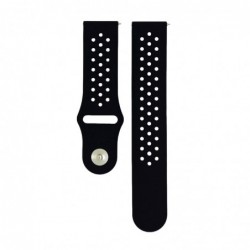 Ανταλλακτικό Λουράκι Ancus Wear Σιλικόνης 20mm Μαύρο