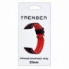 Ανταλλακτικό Λουράκι Trender TR-GM22BKRD Gamer 22mm Μαύρο-Κόκκινο
