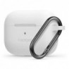 Θήκη Σιλικόνης Spigen Fit Apple AirPods Pro με Γάντζο Λευκό