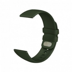 Ανταλλακτικό Λουράκι Trender TR-SPP22DGR Sport Plain 22mm Σκούρο Πράσινο