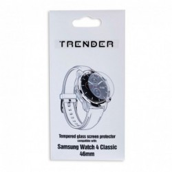 Tempered Glass Screen  Protector Trender TR-PRO-SW4-CL46 for Samsung Watch 4 Classic 46mm