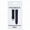 Ανταλλακτικό Λουράκι Trender TR-FX22BK Δερματίνη 22mm Μαύρο