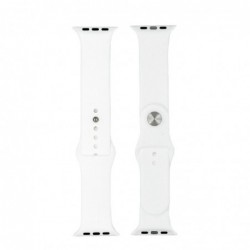 Watchband Goospery Silicone 44mm για Apple Watch series 4/3/2/1 Λευκό