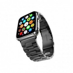 Watchband Goospery Metal 42mm για Apple Watch series 4/3/2/1 Μαύρο