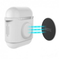 Προστατευτικό Κάλυμμα AhaStyle PT09 Apple AirPods Magnetic Λευκό