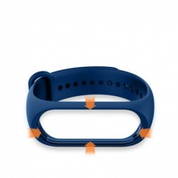 Ανταλλακτικό Band Ancus Wear για το Mi Band 3 και Mi Smart Band 4 Μπλέ