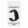 Ανταλλακτικό Λουράκι Trender TR-GLP22BW Leather Plain 22mm Καφέ
