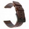 Ανταλλακτικό Λουράκι Trender TR-GLP22BW Leather Plain 22mm Καφέ