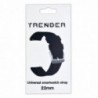 Ανταλλακτικό Λουράκι Trender TR-SL22BK Σιλικόνης 22mm Μαύρο