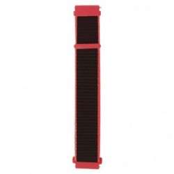 Ανταλλακτικό Λουράκι Trender TR-NY20BKRD Nylon 22mm Κόκκινο-Μαύρο