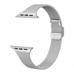 Ανταλλακτικό Λουράκι Trender TR-AST45SL Apple Steel 44/45mm Ασημί