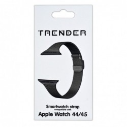 Ανταλλακτικό Λουράκι Trender TR-AST45BK Apple Steel 44/45mm Μαύρο