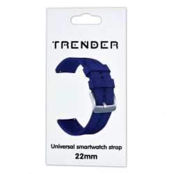 Ανταλλακτικό Λουράκι Trender TR-SL22BL Σιλικόνης 22mm Μπλέ