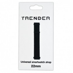Ανταλλακτικό Λουράκι Trender TR-NY22BK Nylon 22mm Μαύρο