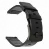 Ανταλλακτικό Λουράκι Trender TR-GLP22BK Leather Plain 22mm Μαύρο